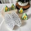 Christmas Tree Mold Christmas Tree Silicone Resin Casting Molds Home Ornament Mould Crafts Supplies For Plaster Wax Resin Cake