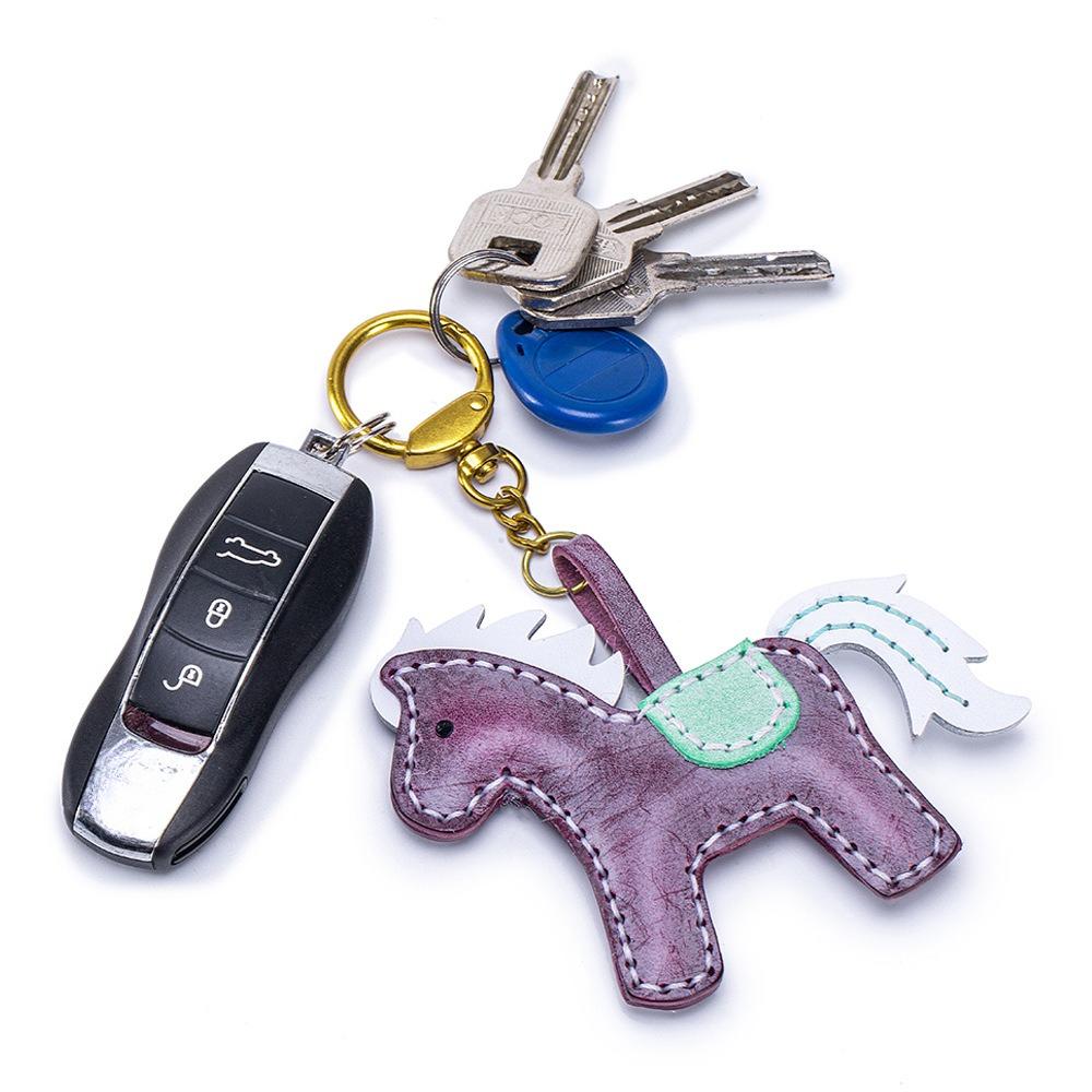 Horse Purse Charms Women Cute Designer Keychain Leather Bag Charm for Handbags Tote Bag Accessories Trendy Pendant