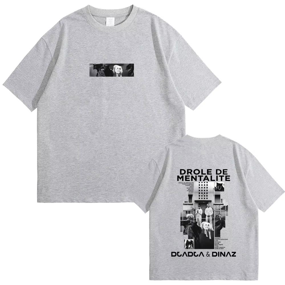Rapper Djadja Album T-shirts Men Women Fashion Oversized T Shirts Man Vintage Casual Soft Cotton Tees