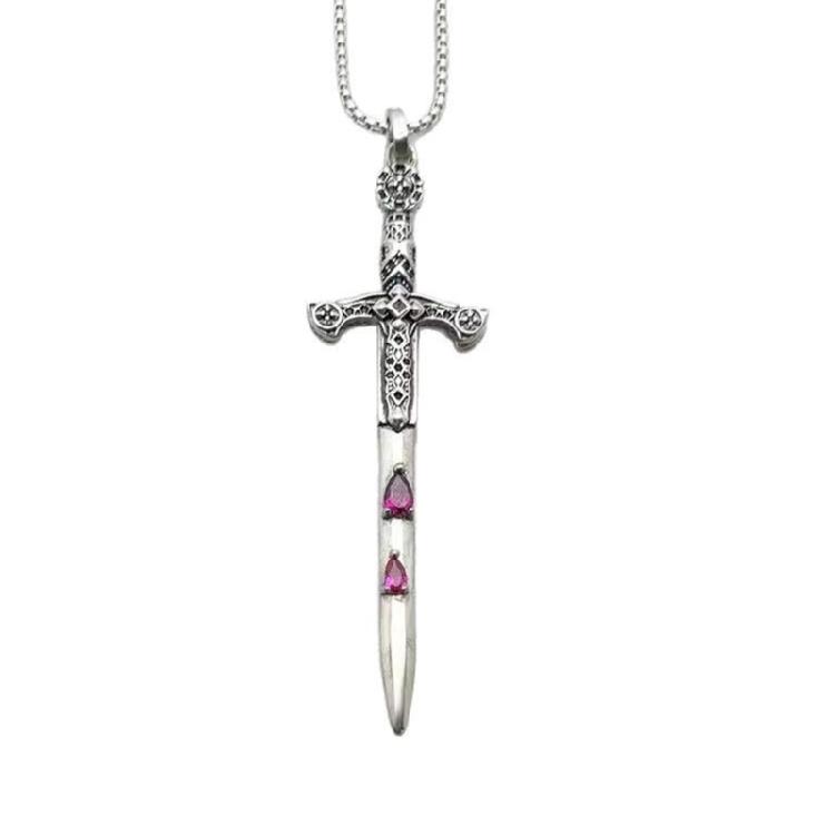 Elegant Gothic Pendant Necklace Festival Gothic Accessories Great for Gothic Culture Enthusiasts and Fashion Aficionados 1