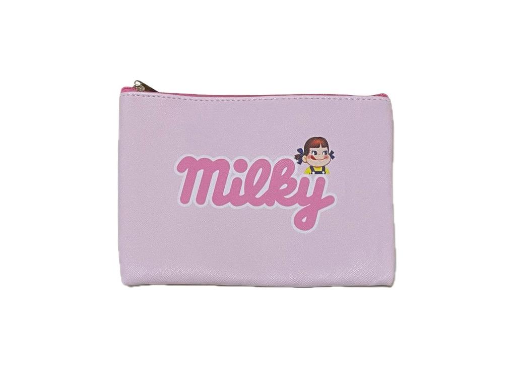 Korea Exclusive Daiso Fujiya Milky Peko-chan Pouch Pink