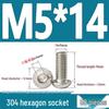 ISO7380 Stainless Steel Hex Drive Dome Head Screws - M2 to M16
