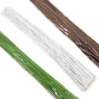 50pcs/lot 26# 0.45mm Floral Stem Wire Flower Arrangements and DIY Craft Green Floral Wire for Florist Flower Arrangement 14 Inch