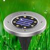 Buried Lights Solar Led Stainless Steel Garden Patio Lawn Colorful Practical