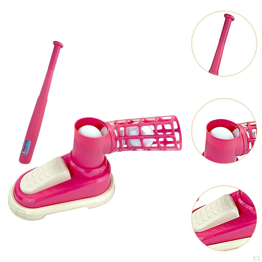 Baseball Wurfmaschine Fußpedal Ballauswerfer Pitcher Ausrüstung Übung Praktisches Geschenk