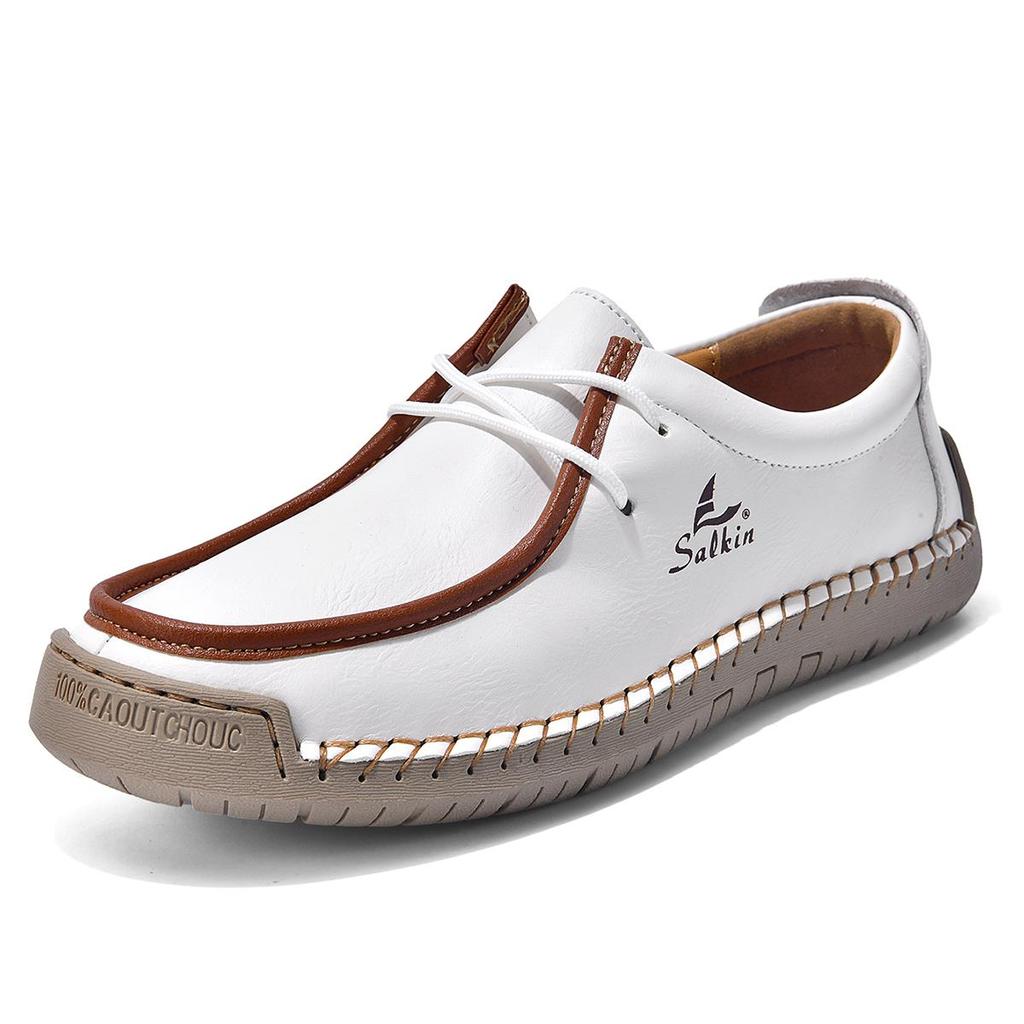 Unisex Schuhe Handgefertigte Lässige Lederschuhe Herren Komfort Fahrschuhe Weiche Leder Slipper Herrenschuhe Mokassins Damenschuhe