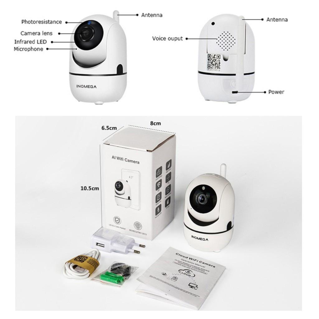 HD Wireless IP Camera Remote Control Home Security Smart CCTV Network WiFi Webcam Night Vision IR