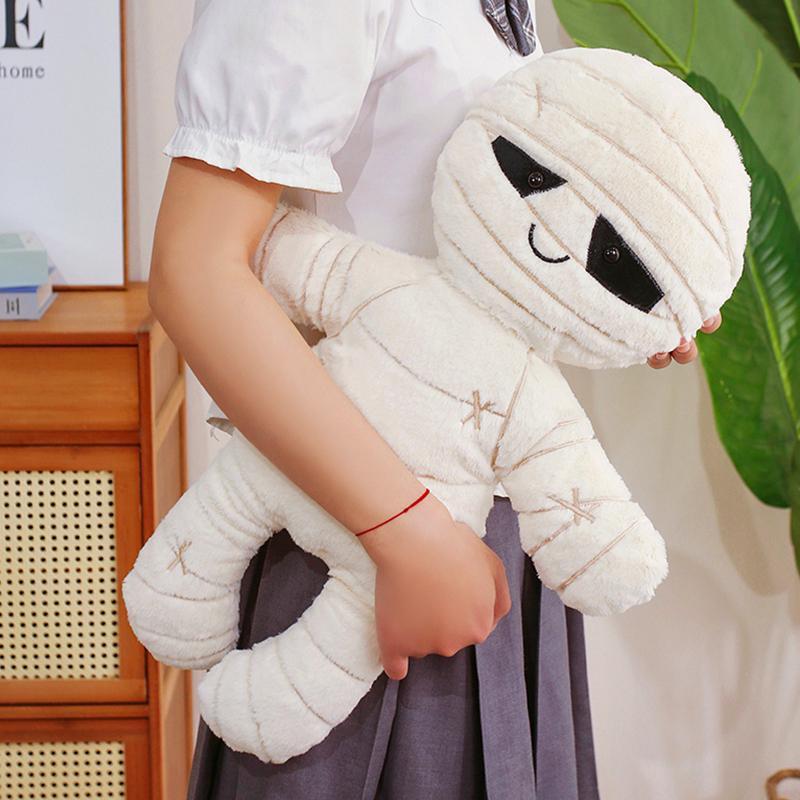 Cute Cartoon Skeleton And Mummy Plush Doll Children Toy For Kids And Teens
