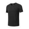 Men's Quick-Dry Short Sleeve Round Neck Sports T-Shirt: Breathable, Elastic, Plus Size Top for Running & Fitness