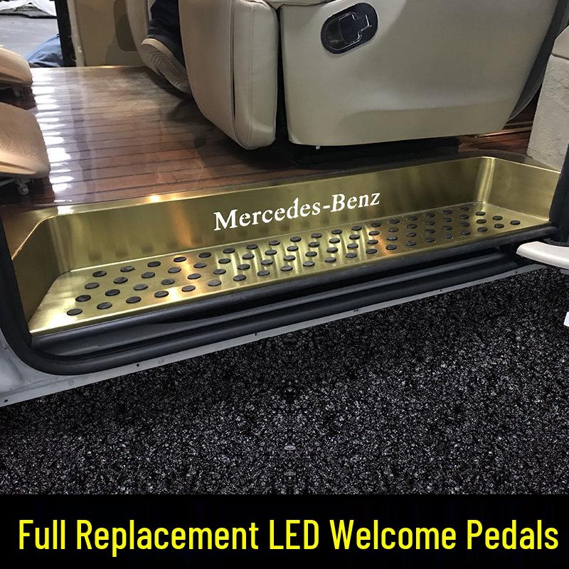 VITO V260L Stainless Steel Tailgate Protector Sill Strip