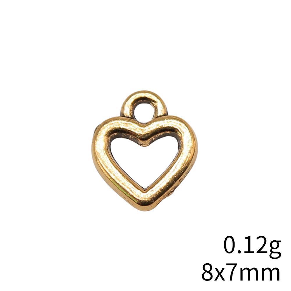Back To School Charm Bracelet Hollow Peach Heart Charms Pendant Ornaments For Home Male Pendant