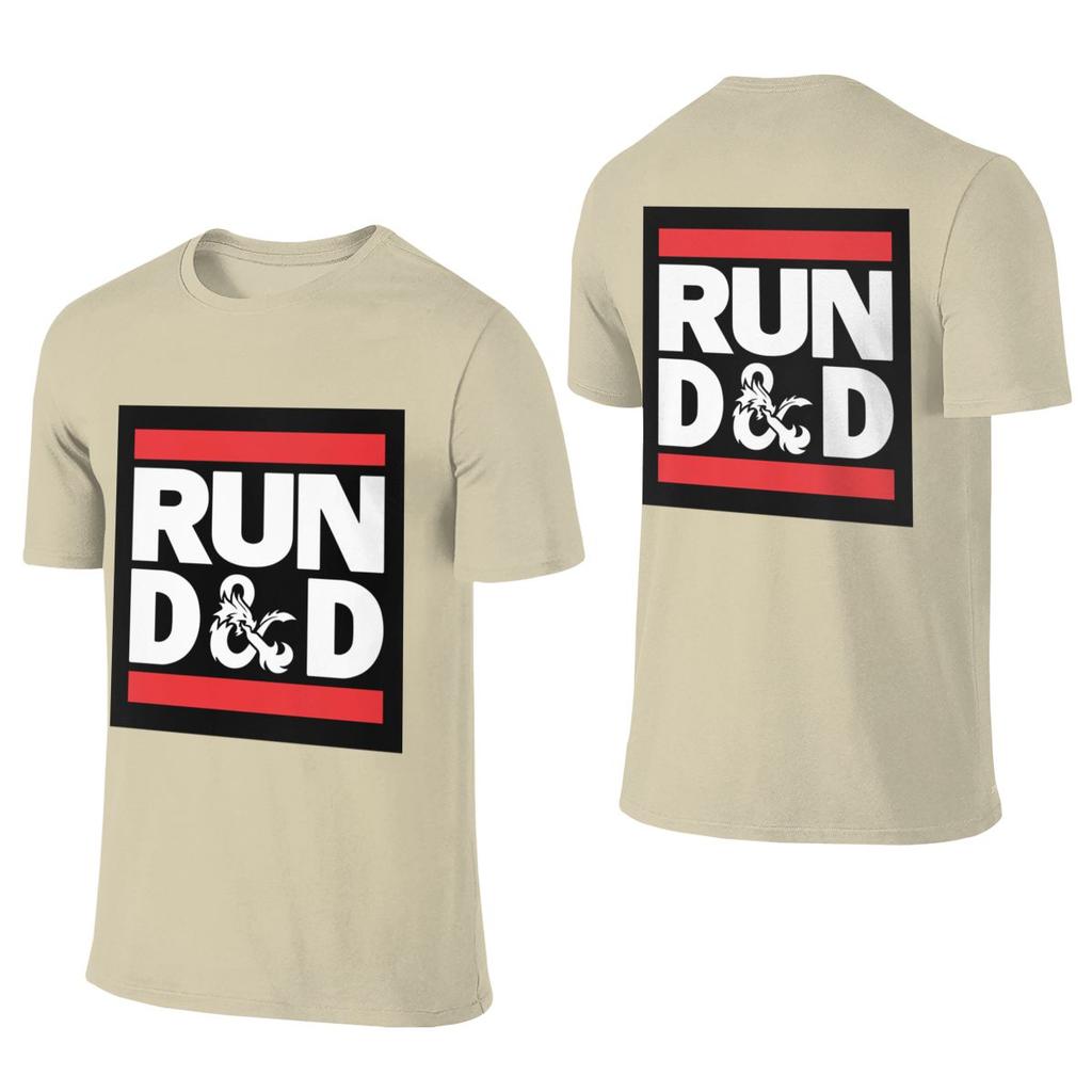 Run D And D Fitted Reversible Tshirt Street Lazy Home Comfort Cotton Tee