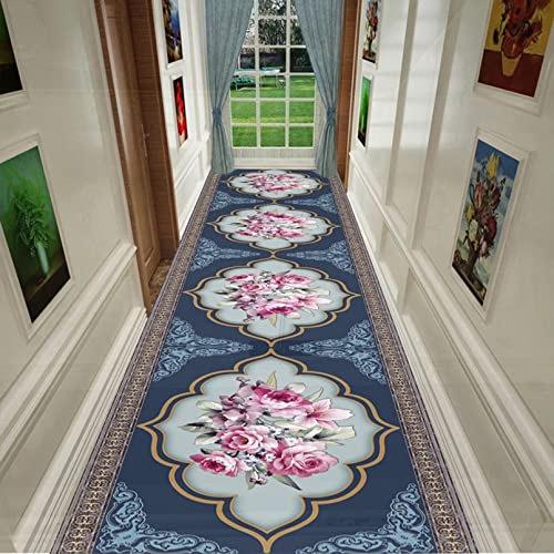 Home Living Room Hallway Persian Style Carpet Hallway Foyer Home Washable Entrance Carpet
