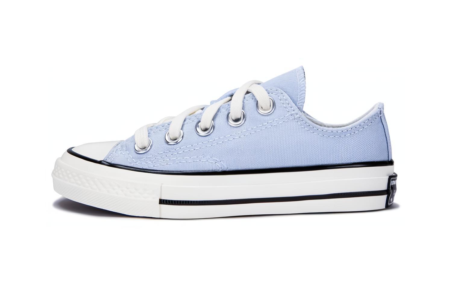 Converse Chuck 70 Износостойкие Дышащие Износостойкие Дышащие Низкие Кеды для Детей Холщовые Синие A08867C 32