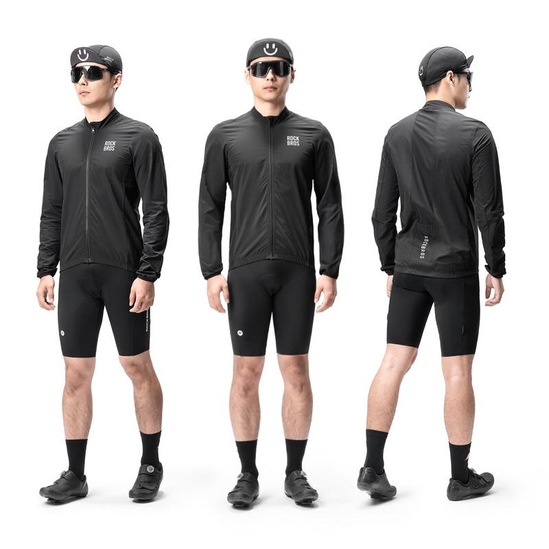 RockBros Men's Long Sleeve Cycling Windbreaker Jersey