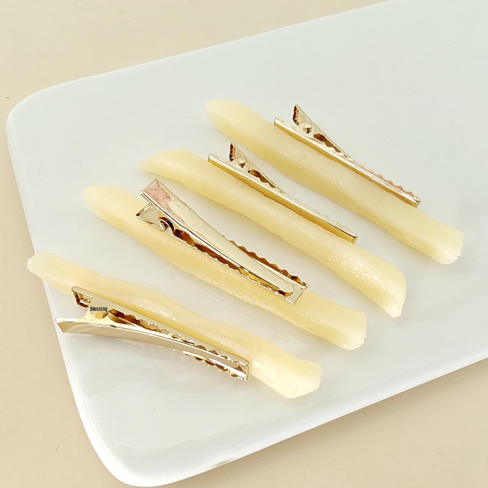 Food Model Keychain Set: Chicken Leg, French Fries, Chicken Wing