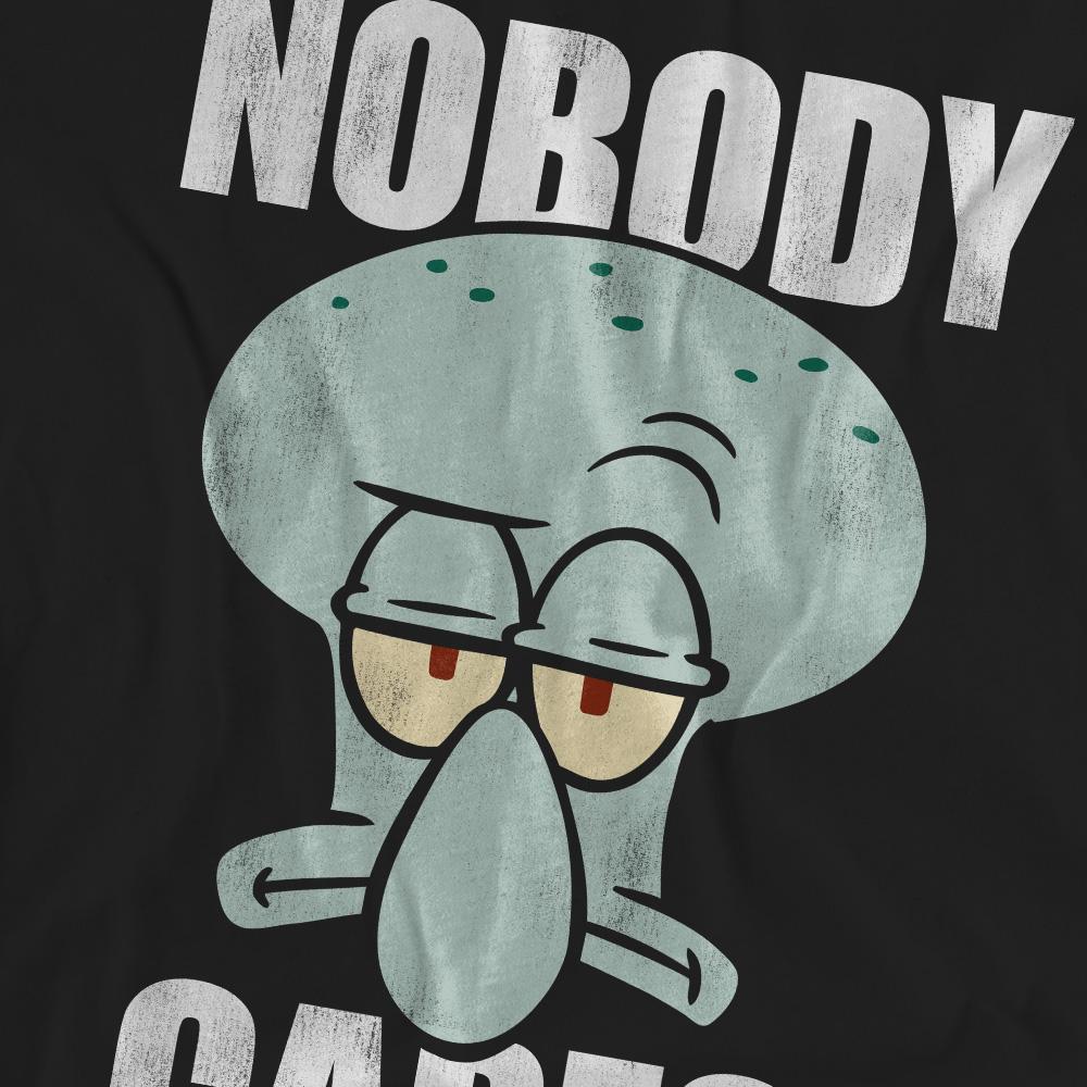 SpongeBob SquarePants Unisex Adult Nobody Cares Meme T-Shirt