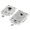 Marine Boat Deck for Hatch Door Knob Handle Flush Pull Slam for Latch Lock Round Ring Handle for Cars Yacht RV