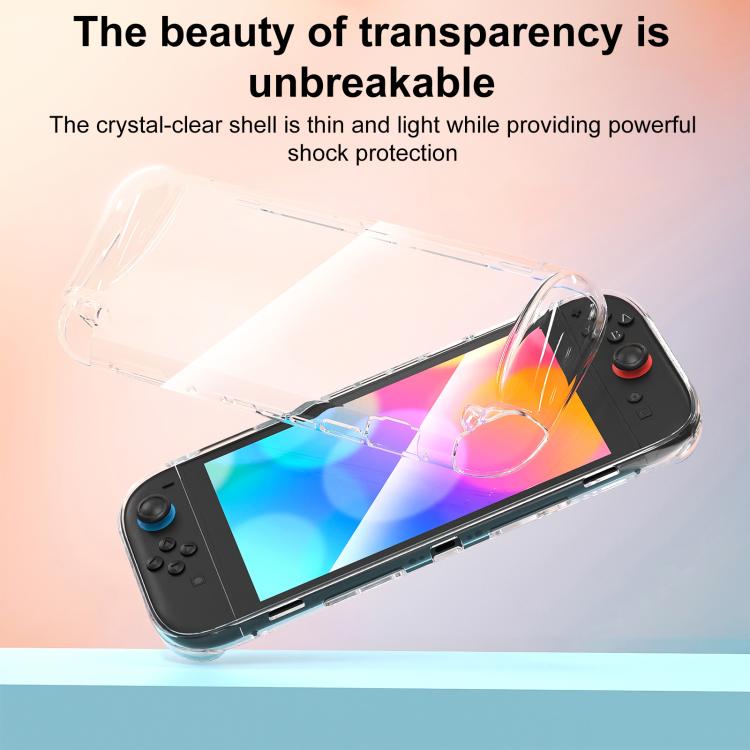 Clear TPU Shock‑Absorbing Protective Case Anti‑Scratch Flexible Shell For Nintendo Switch 2 Game Console