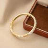 Enamel Vintage Cloisonne Bangle Traditional Women's Hand Bracelet Flower Bangle  Girls