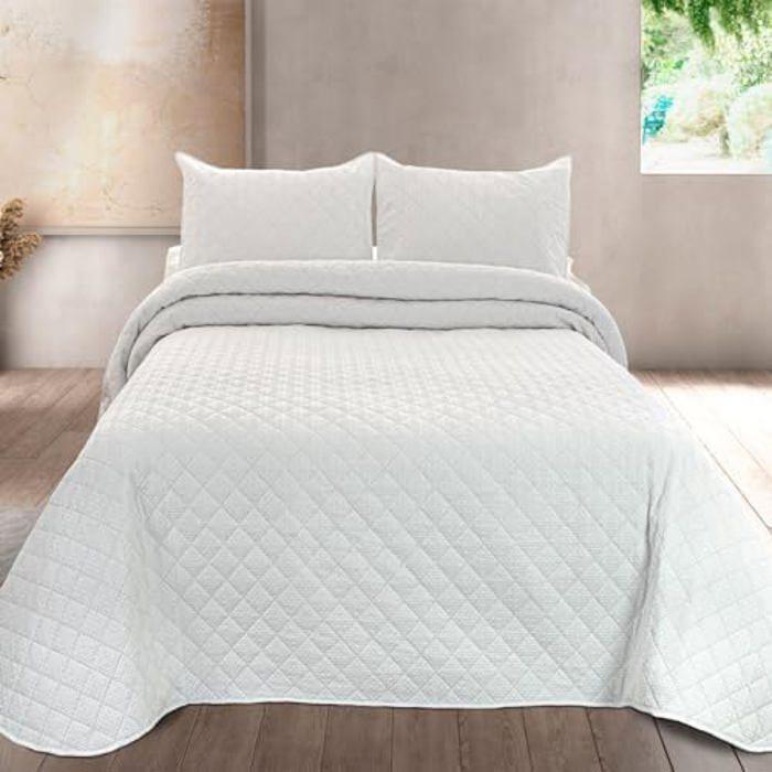 Couvre-lit - PIERRE CARDIN - EGNA - 235 X 270 Cm - 100% Microfibre - Toucher Soie