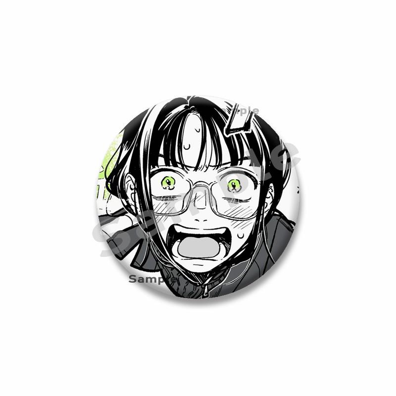 Anime The Guy She Was Interested In Wasn't A Guy At All Button Pin Cartoon Mitsuki Koga Brooch Badge Bag Hat Decor Accessories