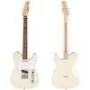 Squier by Fender Affinity Series™ Telecaster Electric Guitar, Laurel Fingerboard, White Pickguard, Olympic White with Soft Case