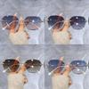 Fashion Small Framed Sun Glasses With Uv380 Protection For Travel And Parties