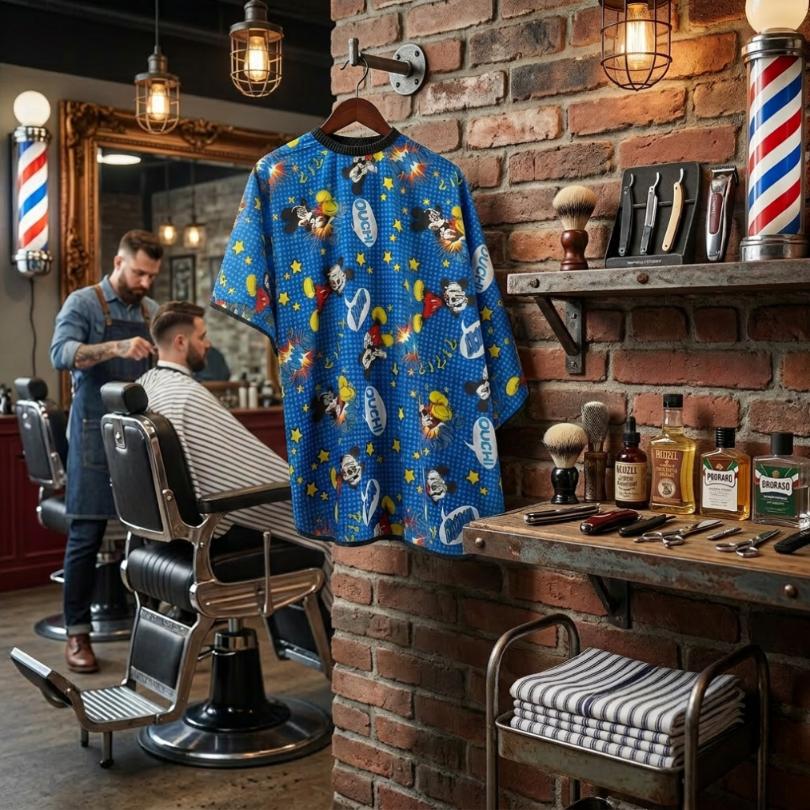 Children' Barber' Hairdressing Cape for Salon 100X140