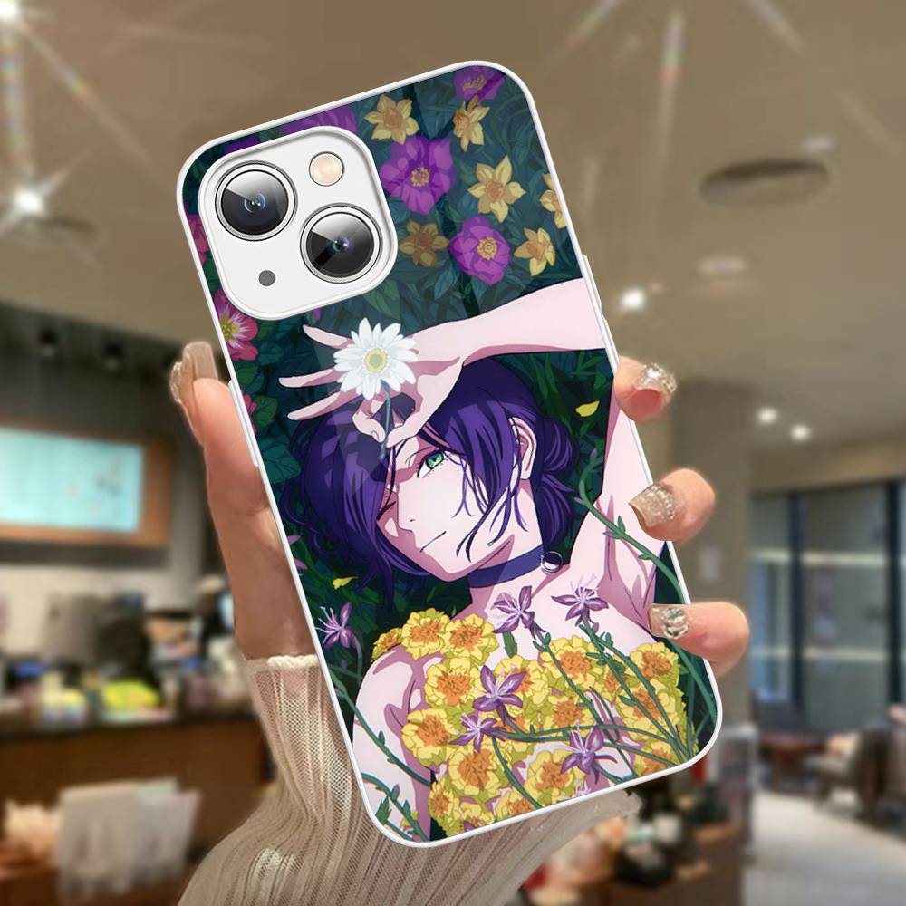Anime C-Chainsaw Man Tempered Glass For Iphone 14 13 12 11 Pro Mini XS MAX 14Plus X XS XR Cover