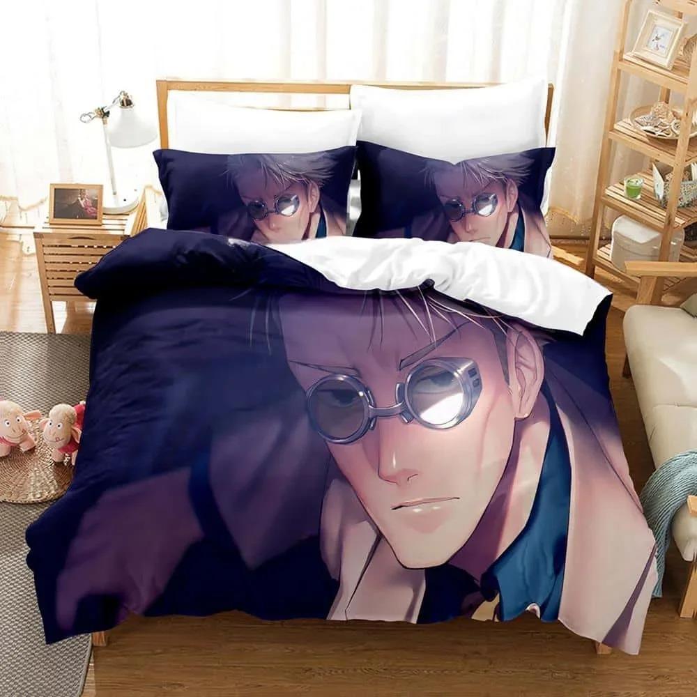 3D Cartoons Jujutsu Kaisen Kento Nanami Bedding Set Single Twin Full Queen King Size Bed Set Adult Kid Bedroom Duvet Cover Sets