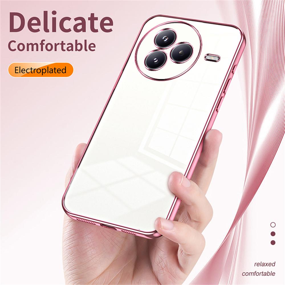 For Xiaomi Civi 5 Pro 5G Case Electroplating Frame Soft TPU Phone Cover