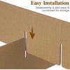 5Set Box Cardboard Divider Kit: 13x3in Shipping Cardboard, 4x4 Packing Glass Divider Packing Box Tray Corrugated Paper