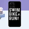 Swim Bike Run Triathlon Case For Samsung Galaxy M15 M55 M35 M33 M21 M31 M16 M36 M56 M53 M13 M12 M32 M52 M14 M34 M54