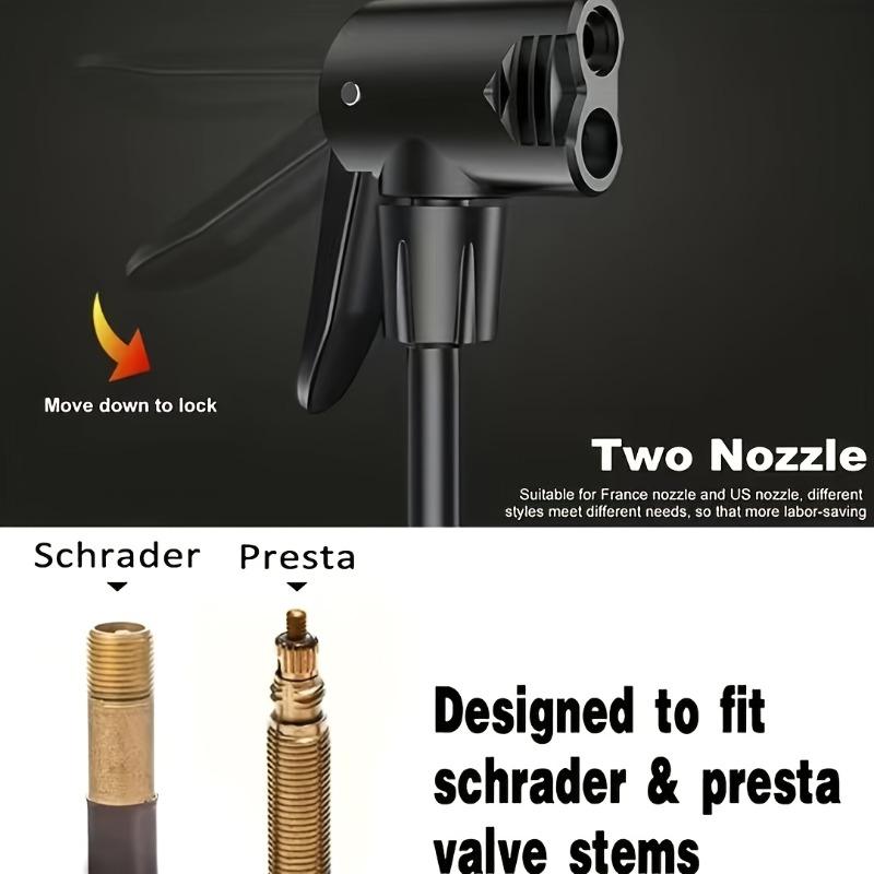 Portable Bicycle Pump Tire Inflator Mountain Road Bicycle Inflator Versatile Pump for Basketballs Footballs Bicycle Accessories