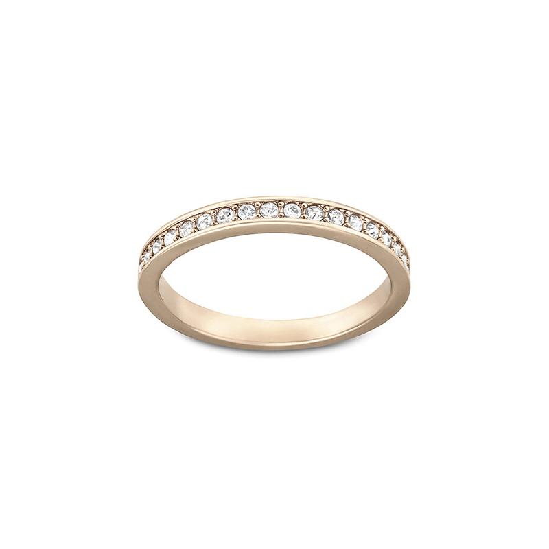 Swarovski Rare Embellished Decorative Inlay Rose Gold Plated Ring Women's Rose Gold 5032899