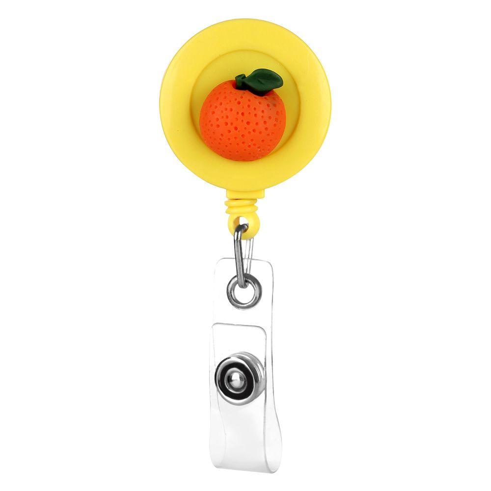 Cute Practical Portable Retractable Keychain ID Card Badge Holder Badge Reel Clip Doctor Nurse Clip