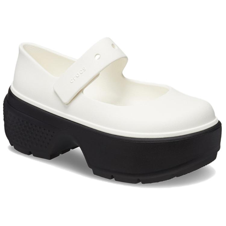 Crocs EVA Strap Sandals Women's Chalk