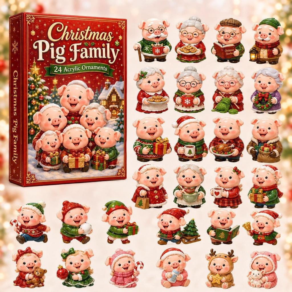 Weihnachts-Adventskalender 2026 – Feiertags-Blindbox-Kalender im Tier-Thema