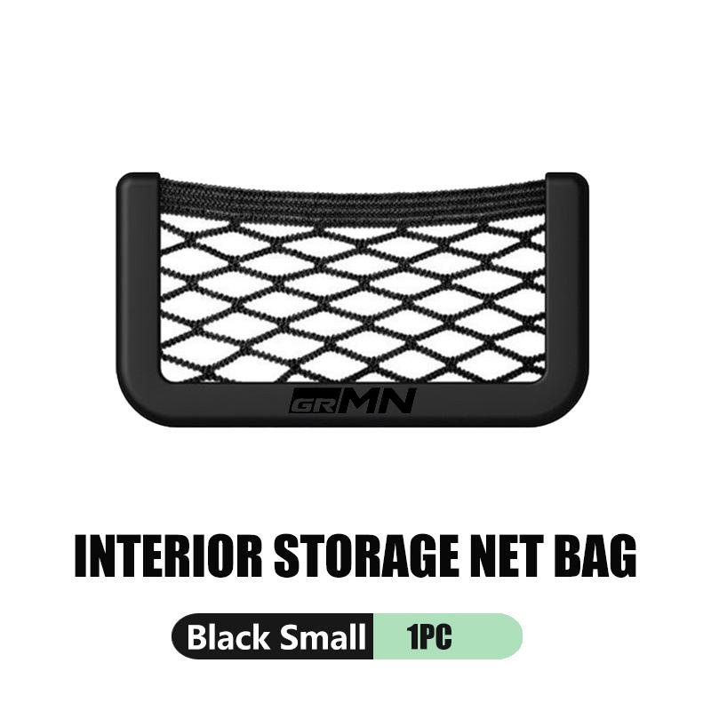 Car Storage Mesh Bag Organizer Net Pocket Sticker Trunk Storage Bag Accessories For Toyota Crown GR Sport Corolla YARIS Auris