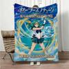 New Sailor Moon Blanket Kawaii Anime Flannel Throw Soft Warm Cozy Blanket for Bed Sofa Gift for Girls High-quality