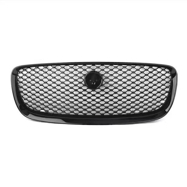 T4A6209 Front Bumper Grille for 2017 Jaguar F-PACE, Bright Black