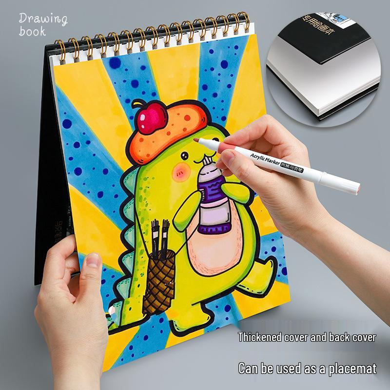 Professional 8K Marker Drawing Book: Blank Fine Art Paper for Manga and Coloring