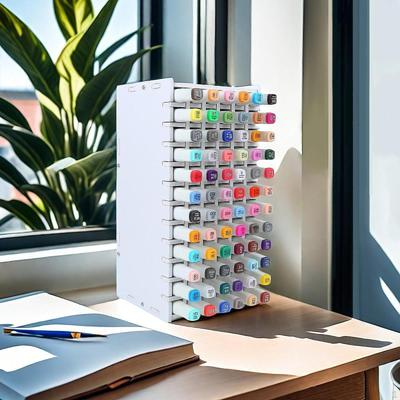 Art Marker Organizer Colored Pencils Holder Fordesk Craft Paint Rack Storage