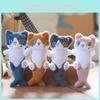 Charming Cat Plush Doll Keychain With Ultra-soft Short Plush Perfect For Bags