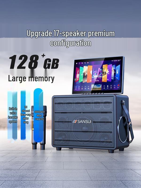 SANSUI All-in-one KTV & Outdoor Speaker System