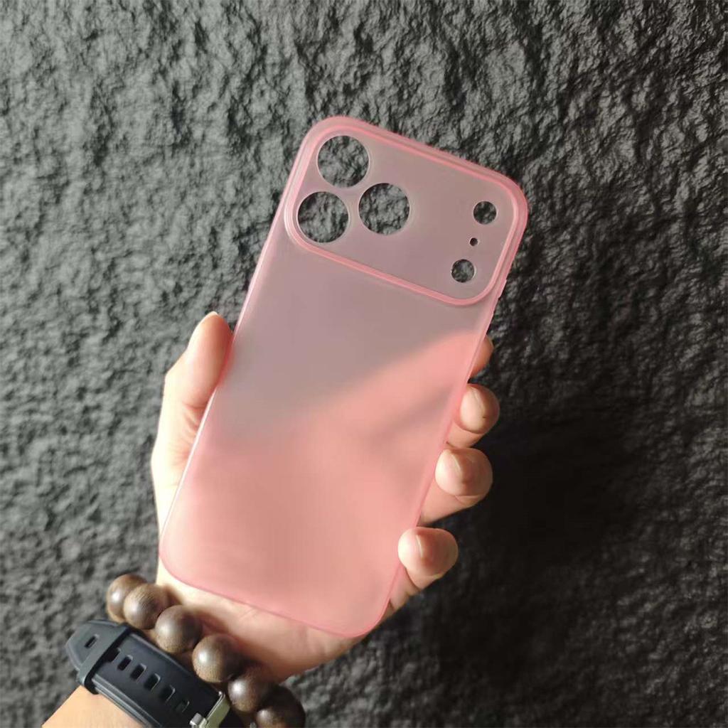 Applicable to Apple 17promax ultra-thin PP mobile phone case iPhone16 protective case 15pro matte hard case 13/14