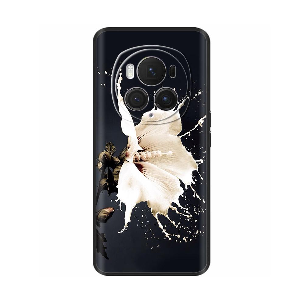 For Honor Magic6 Pro 5G Case Back Cover For Honor Magic6 5G Soft Black Silicone Fashion Phone Case For Magic 6 Pro Coque Fundas