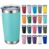 Custom Logo 20 Oz Multi-colored Stainless Steel Vacuum Insulated Tumbler Hot/cold Drink Beer Cup for Travel Coffee Mug