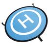 75cm Diameter Double Sided RC Drones Landing Pad Nylon Orange Blue Foldable Universal Aircraft